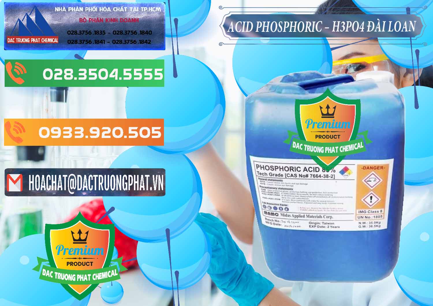 Nhập khẩu ( bán ) Axit Phosphoric - Acid Phosphoric H3PO4 85% Đài Loan Taiwan - 0351 - Công ty phân phối & cung cấp hóa chất tại TP.HCM - hoachatxulynuoc.com.vn