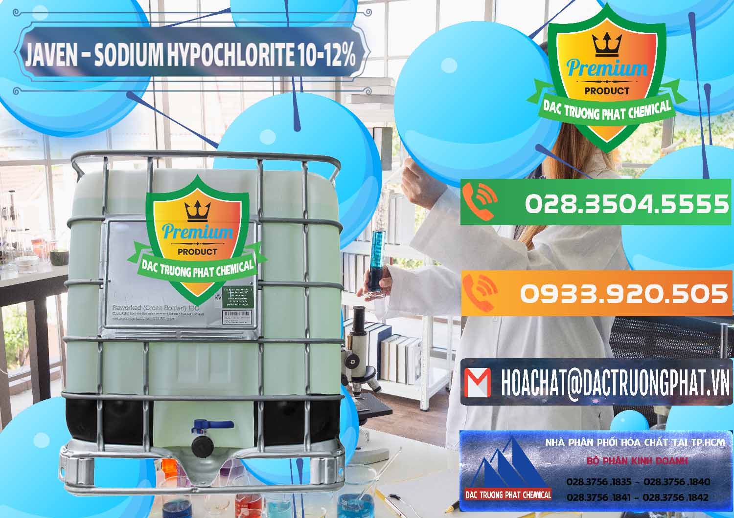 Nơi chuyên cung ứng - bán Javen - Sodium Hypochlorite 10-12% Việt Nam - 0188 - Chuyên cung cấp và kinh doanh hóa chất tại TP.HCM - hoachatxulynuoc.com.vn