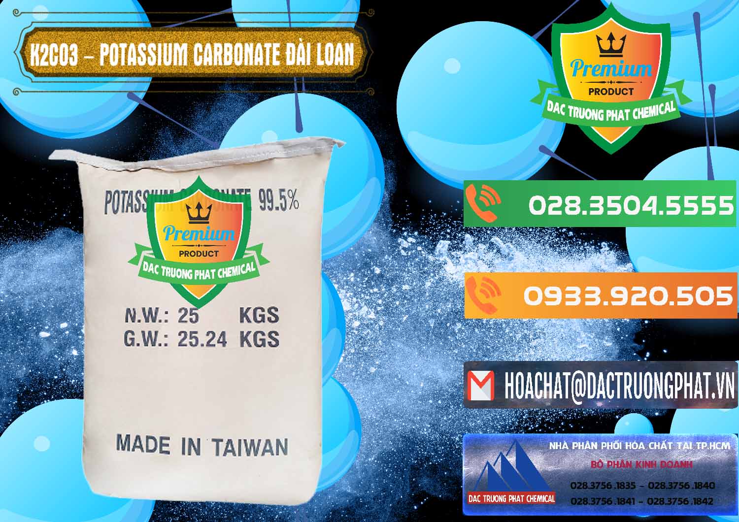 Cty bán và cung ứng K2Co3 – Potassium Carbonate Đài Loan Taiwan - 0474 - Đơn vị chuyên nhập khẩu & cung cấp hóa chất tại TP.HCM - hoachatxulynuoc.com.vn