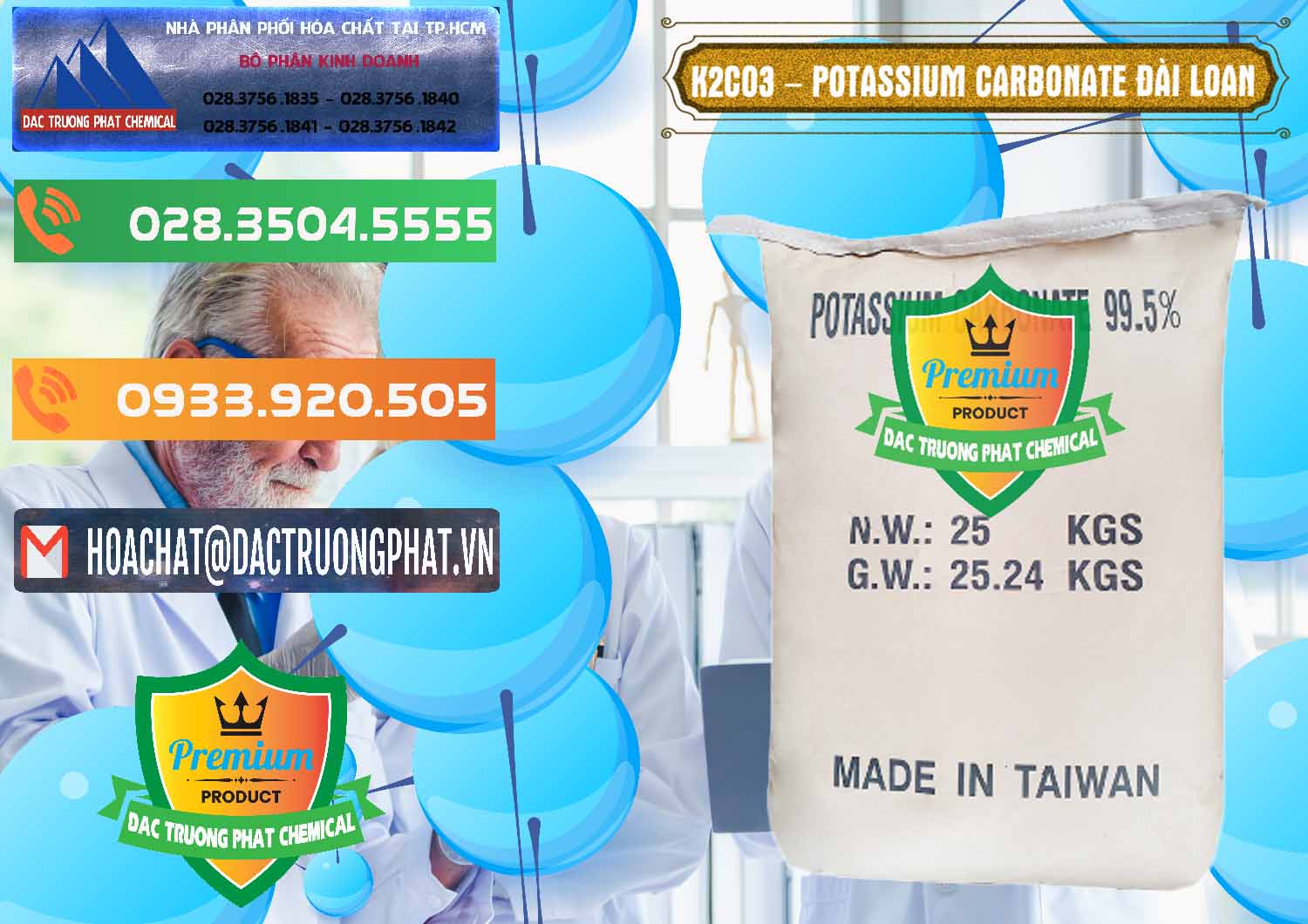 Phân phối & bán K2Co3 – Potassium Carbonate Đài Loan Taiwan - 0474 - Cty kinh doanh ( cung cấp ) hóa chất tại TP.HCM - hoachatxulynuoc.com.vn