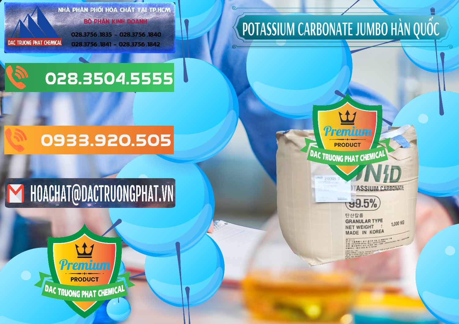 Cty bán _ cung ứng K2Co3 – Potassium Carbonate Jumbo Bành Unid Hàn Quốc Korea - 0434 - Đơn vị chuyên bán và cung cấp hóa chất tại TP.HCM - hoachatxulynuoc.com.vn