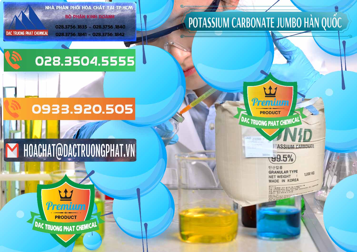 Nơi chuyên cung ứng và bán K2Co3 – Potassium Carbonate Jumbo Bành Unid Hàn Quốc Korea - 0434 - Cty bán & phân phối hóa chất tại TP.HCM - hoachatxulynuoc.com.vn