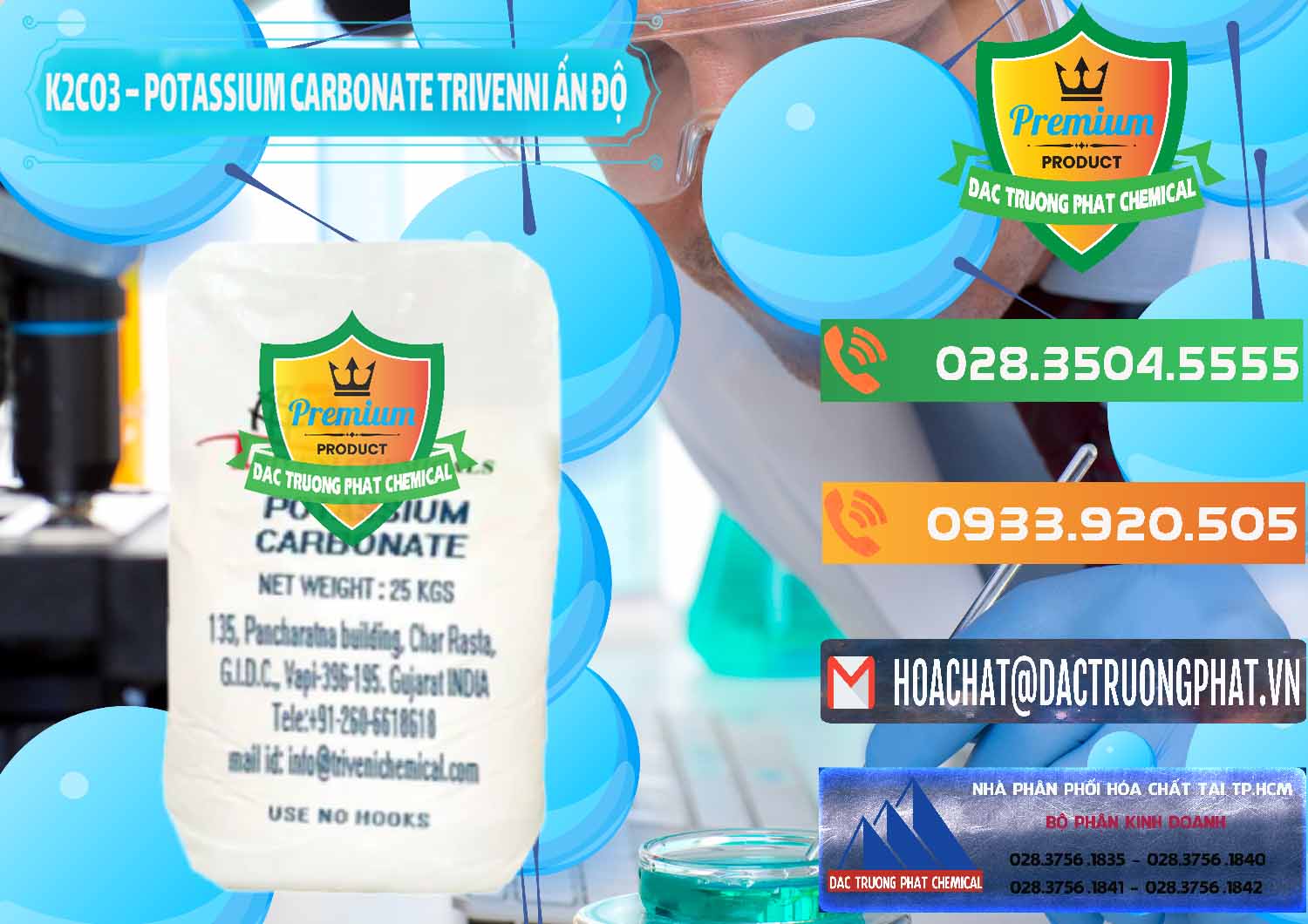 Công ty cung cấp ( bán ) K2Co3 – Potassium Carbonate Trivenni Ấn Độ India - 0473 - Đơn vị bán & cung cấp hóa chất tại TP.HCM - hoachatxulynuoc.com.vn