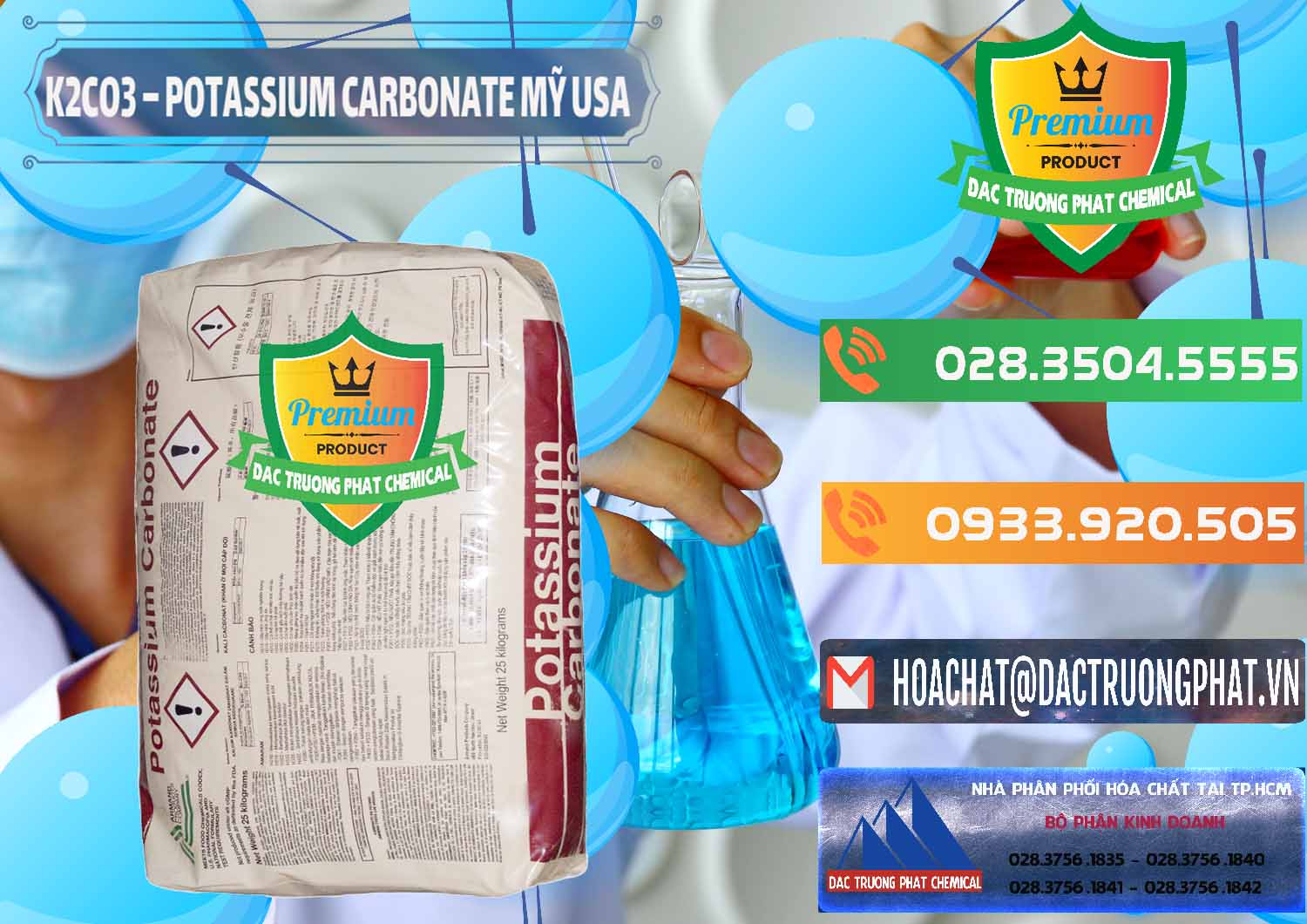 Đơn vị bán - cung ứng K2Co3 – Potassium Carbonate Mỹ USA - 0082 - Chuyên cung cấp - nhập khẩu hóa chất tại TP.HCM - hoachatxulynuoc.com.vn
