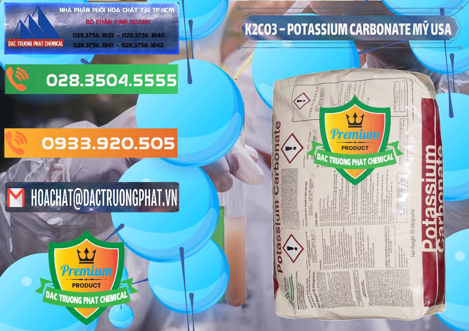 Chuyên kinh doanh và bán K2Co3 – Potassium Carbonate Mỹ USA - 0082 - Cty cung cấp ( phân phối ) hóa chất tại TP.HCM - hoachatxulynuoc.com.vn