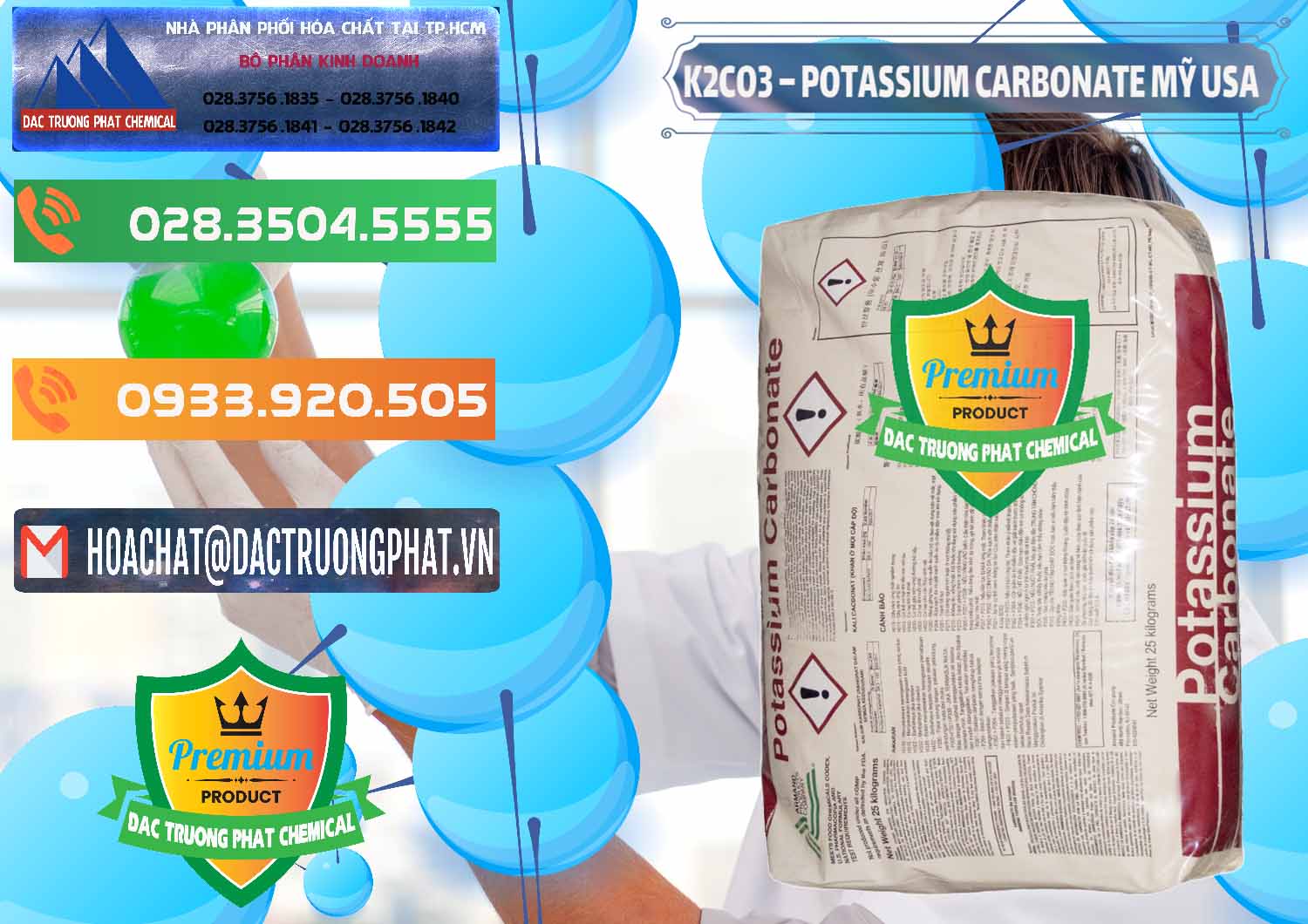 Nơi chuyên bán - phân phối K2Co3 – Potassium Carbonate Mỹ USA - 0082 - Nơi cung cấp và kinh doanh hóa chất tại TP.HCM - hoachatxulynuoc.com.vn