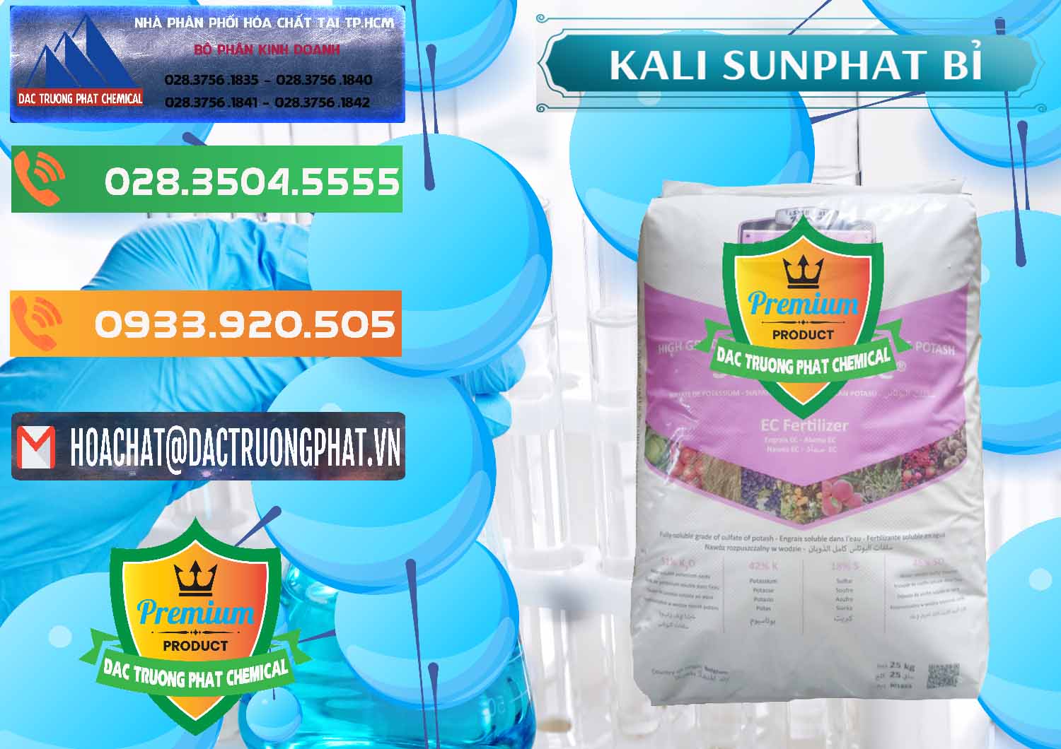 Nơi chuyên phân phối và bán Kali Sunphat – K2SO4 Bỉ Belgium - 0406 - Cty chuyên cung cấp - nhập khẩu hóa chất tại TP.HCM - hoachatxulynuoc.com.vn