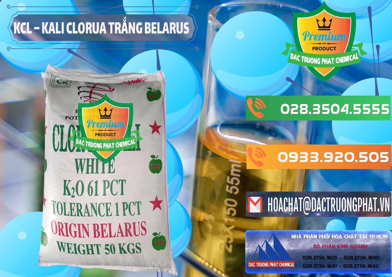 Cty bán & phân phối KCL – Kali Clorua Trắng Belarus - 0085 - Nhà phân phối và cung ứng hóa chất tại TP.HCM - hoachatxulynuoc.com.vn