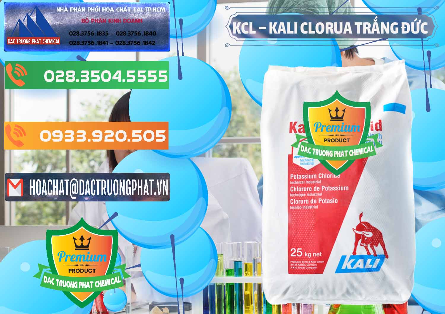 Công ty chuyên bán và phân phối KCL – Kali Clorua Trắng Đức Germany - 0086 - Cty kinh doanh ( cung cấp ) hóa chất tại TP.HCM - hoachatxulynuoc.com.vn