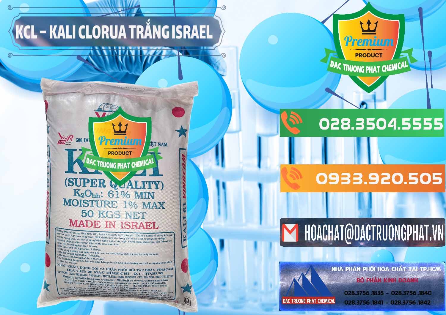 Cty bán & phân phối KCL – Kali Clorua Trắng Israel - 0087 - Nhà phân phối - cung ứng hóa chất tại TP.HCM - hoachatxulynuoc.com.vn