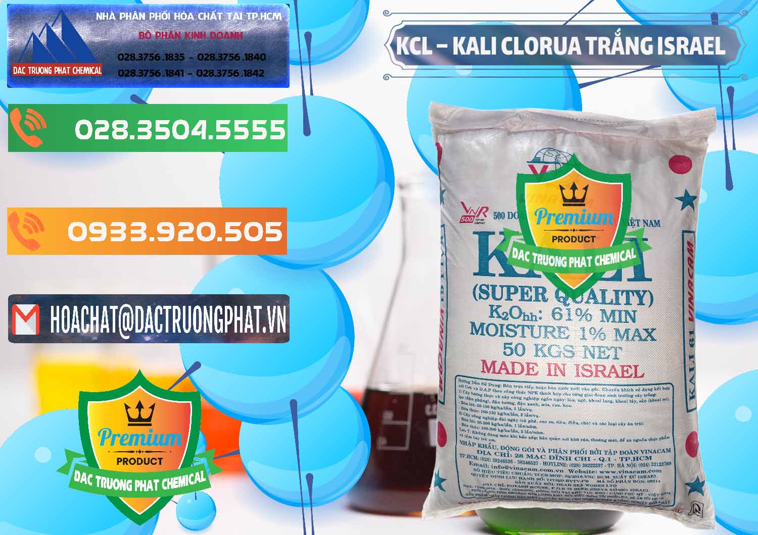Đơn vị chuyên bán & cung ứng KCL – Kali Clorua Trắng Israel - 0087 - Cty bán - cung cấp hóa chất tại TP.HCM - hoachatxulynuoc.com.vn