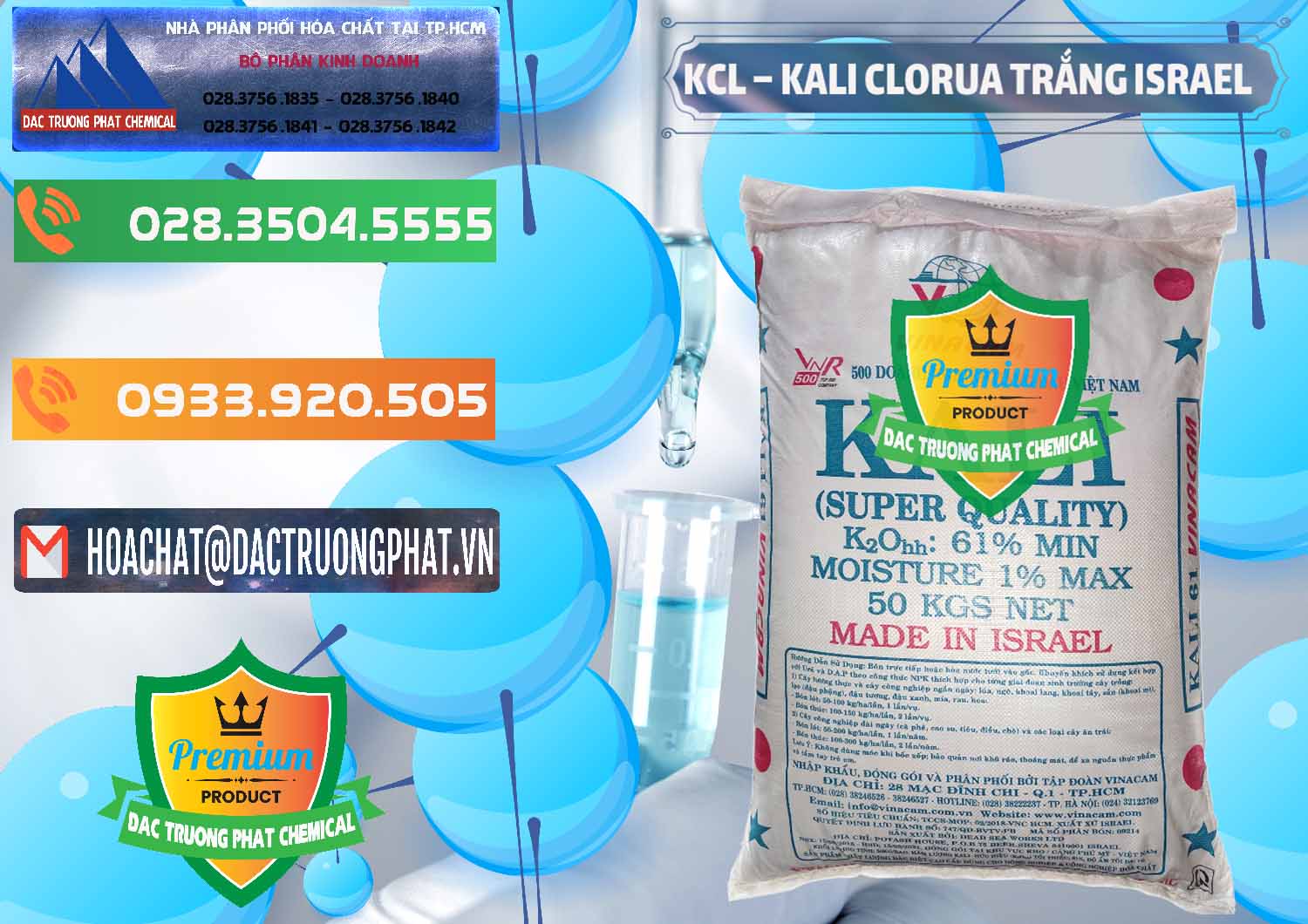 Nơi phân phối _ bán KCL – Kali Clorua Trắng Israel - 0087 - Đơn vị chuyên nhập khẩu _ phân phối hóa chất tại TP.HCM - hoachatxulynuoc.com.vn