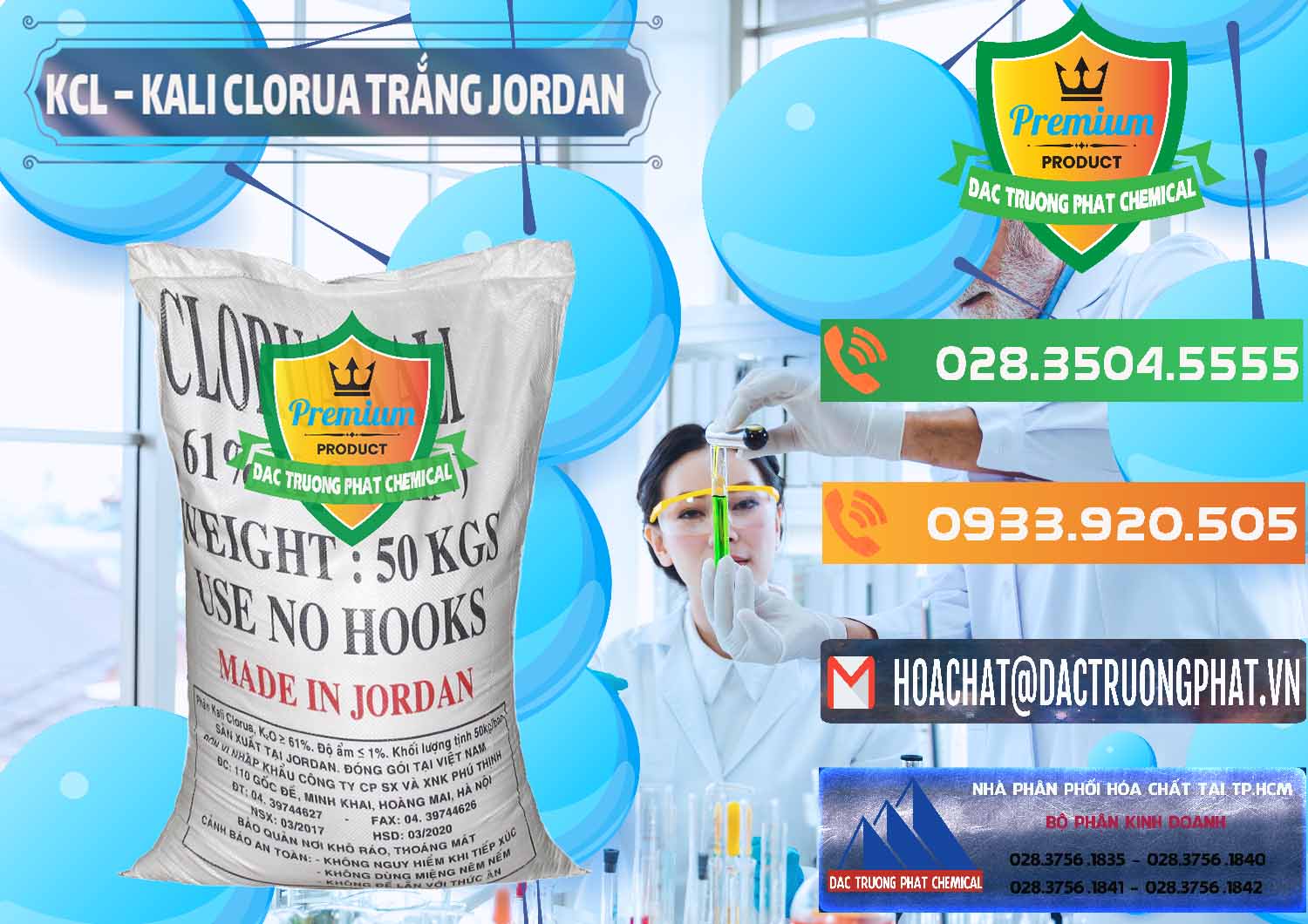 Bán và phân phối KCL – Kali Clorua Trắng Jordan - 0088 - Công ty cung ứng ( phân phối ) hóa chất tại TP.HCM - hoachatxulynuoc.com.vn