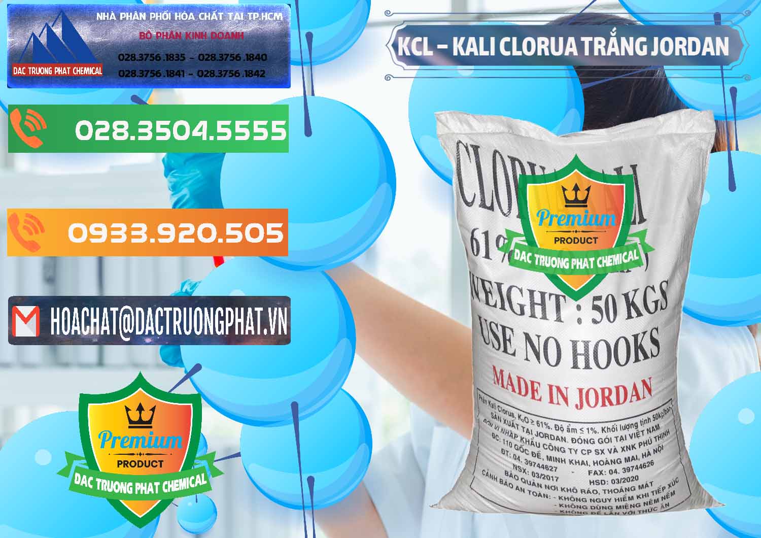 Đơn vị bán & cung cấp KCL – Kali Clorua Trắng Jordan - 0088 - Nơi bán ( cung cấp ) hóa chất tại TP.HCM - hoachatxulynuoc.com.vn