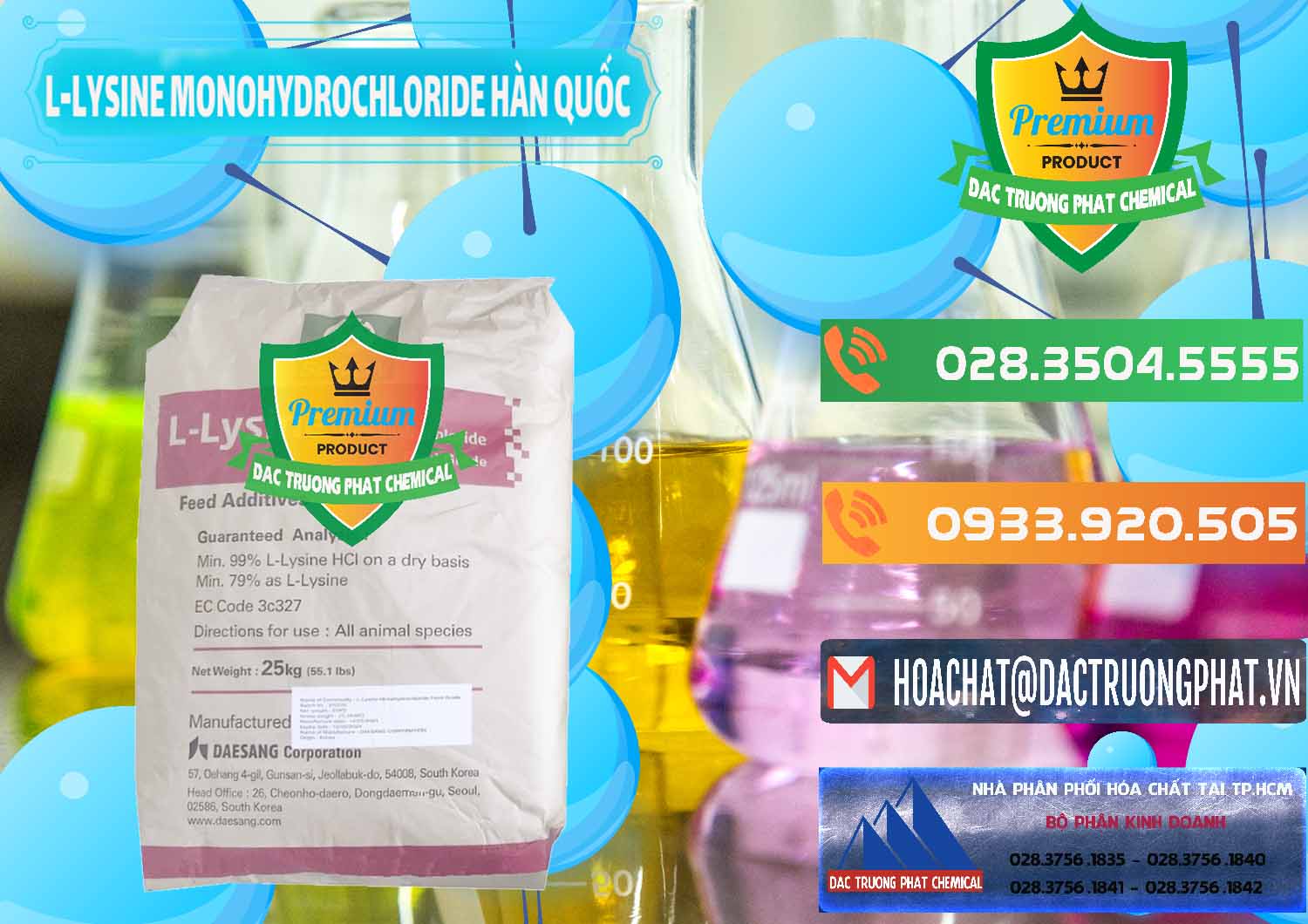 Đơn vị kinh doanh _ bán L-Lysine Monohydrochloride Feed Grade Sewon Hàn Quốc Korea - 0302 - Công ty kinh doanh - cung cấp hóa chất tại TP.HCM - hoachatxulynuoc.com.vn