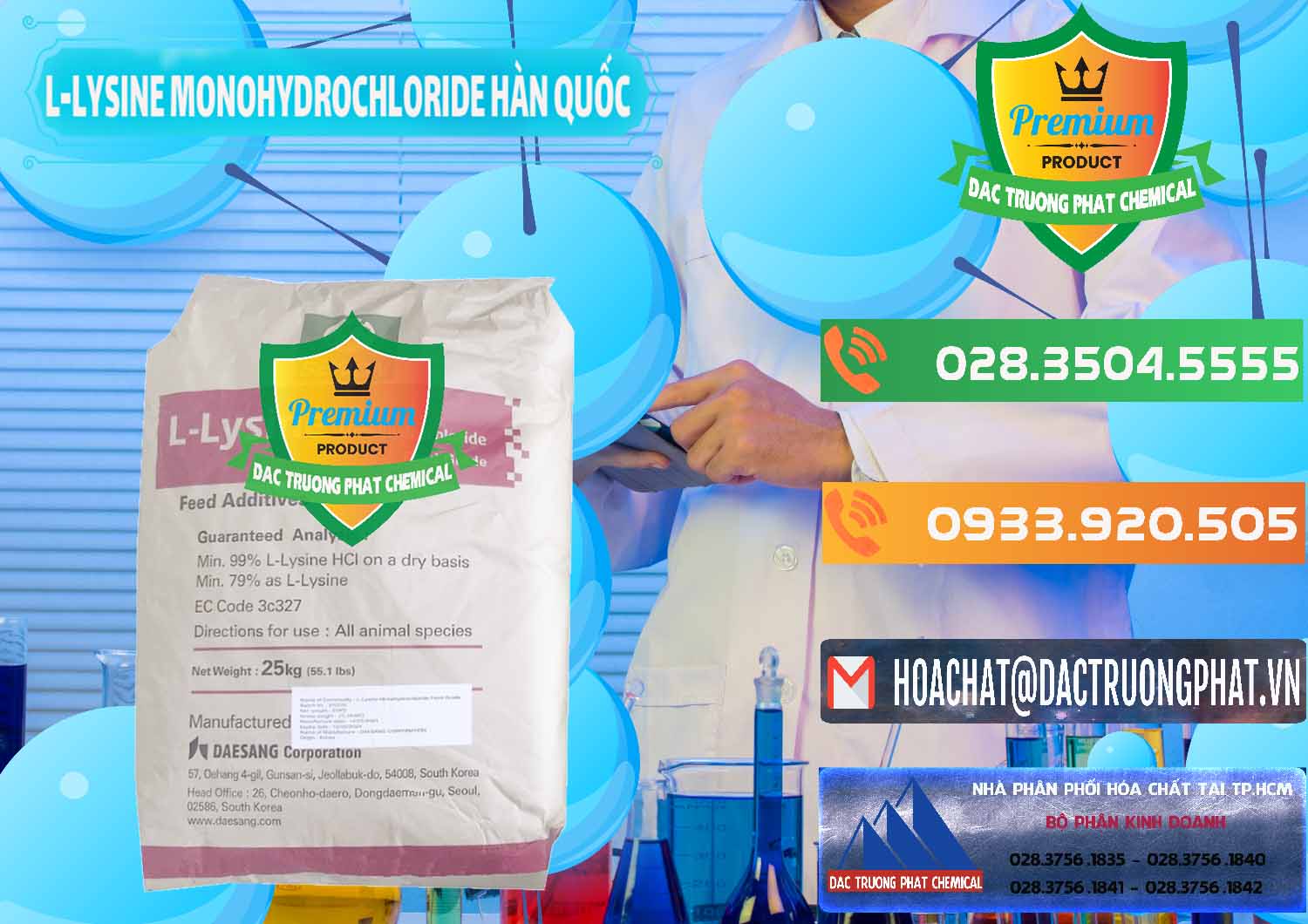 Công ty nhập khẩu _ bán L-Lysine Monohydrochloride Feed Grade Sewon Hàn Quốc Korea - 0302 - Cty nhập khẩu ( phân phối ) hóa chất tại TP.HCM - hoachatxulynuoc.com.vn