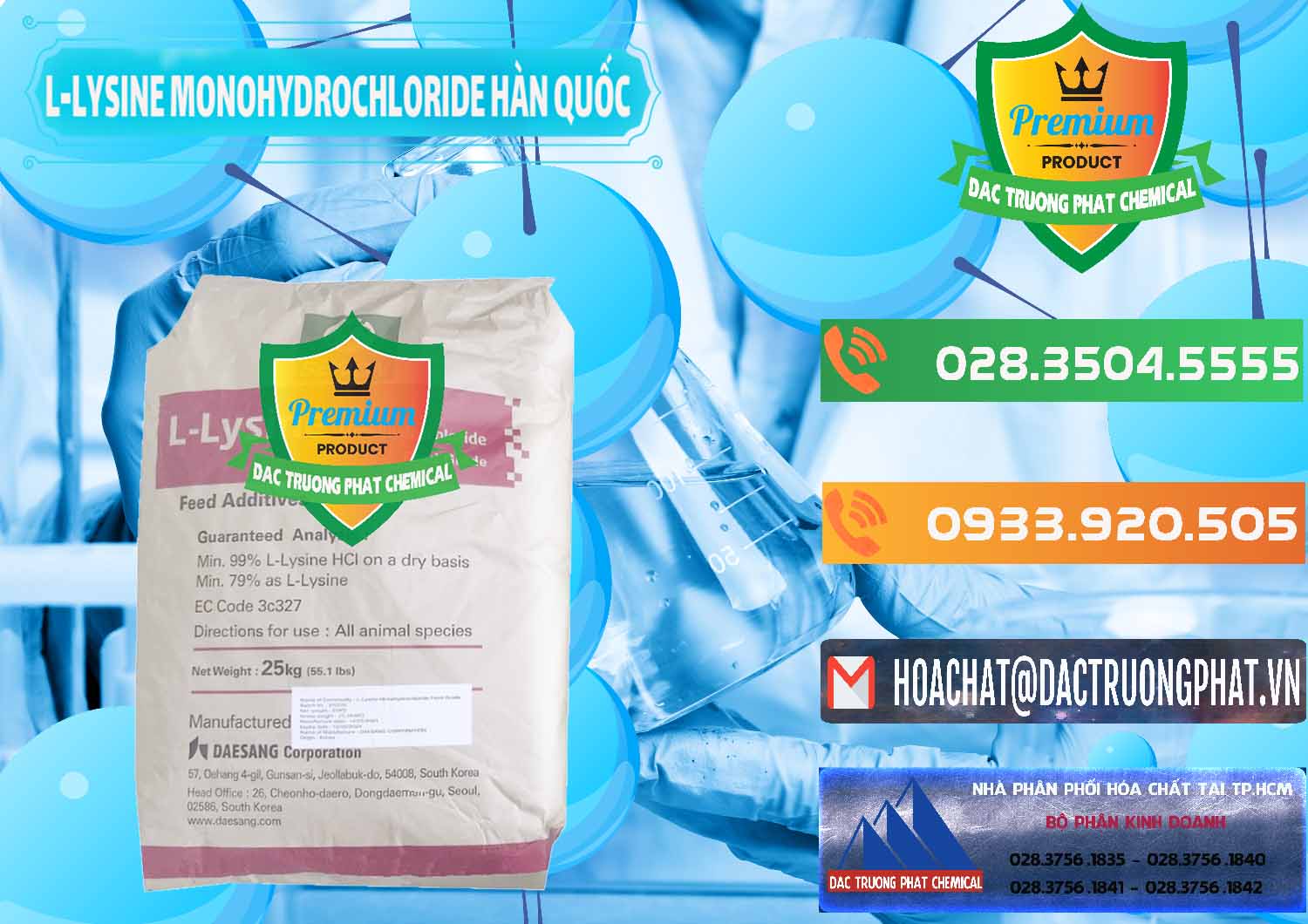 Bán ( cung ứng ) L-Lysine Monohydrochloride Feed Grade Sewon Hàn Quốc Korea - 0302 - Nơi chuyên phân phối - bán hóa chất tại TP.HCM - hoachatxulynuoc.com.vn