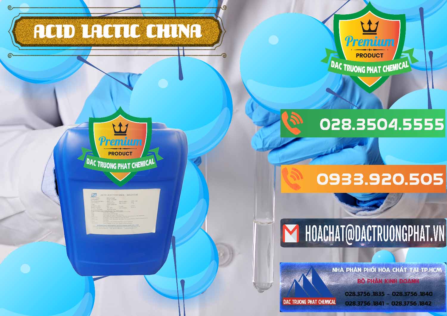 Bán - cung ứng Acid Lactic – Axit Lactic Trung Quốc China - 0374 - Cty phân phối - cung ứng hóa chất tại TP.HCM - hoachatxulynuoc.com.vn