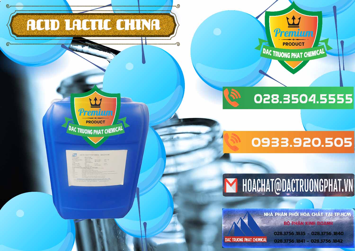 Cty bán ( cung ứng ) Acid Lactic – Axit Lactic Trung Quốc China - 0374 - Nơi cung cấp _ kinh doanh hóa chất tại TP.HCM - hoachatxulynuoc.com.vn