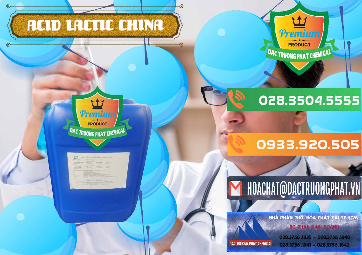 Chuyên cung cấp & bán Acid Lactic – Axit Lactic Trung Quốc China - 0374 - Phân phối _ bán hóa chất tại TP.HCM - hoachatxulynuoc.com.vn