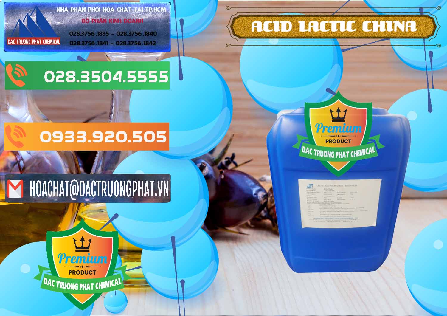 Chuyên bán - cung cấp Acid Lactic – Axit Lactic Trung Quốc China - 0374 - Cty bán - phân phối hóa chất tại TP.HCM - hoachatxulynuoc.com.vn