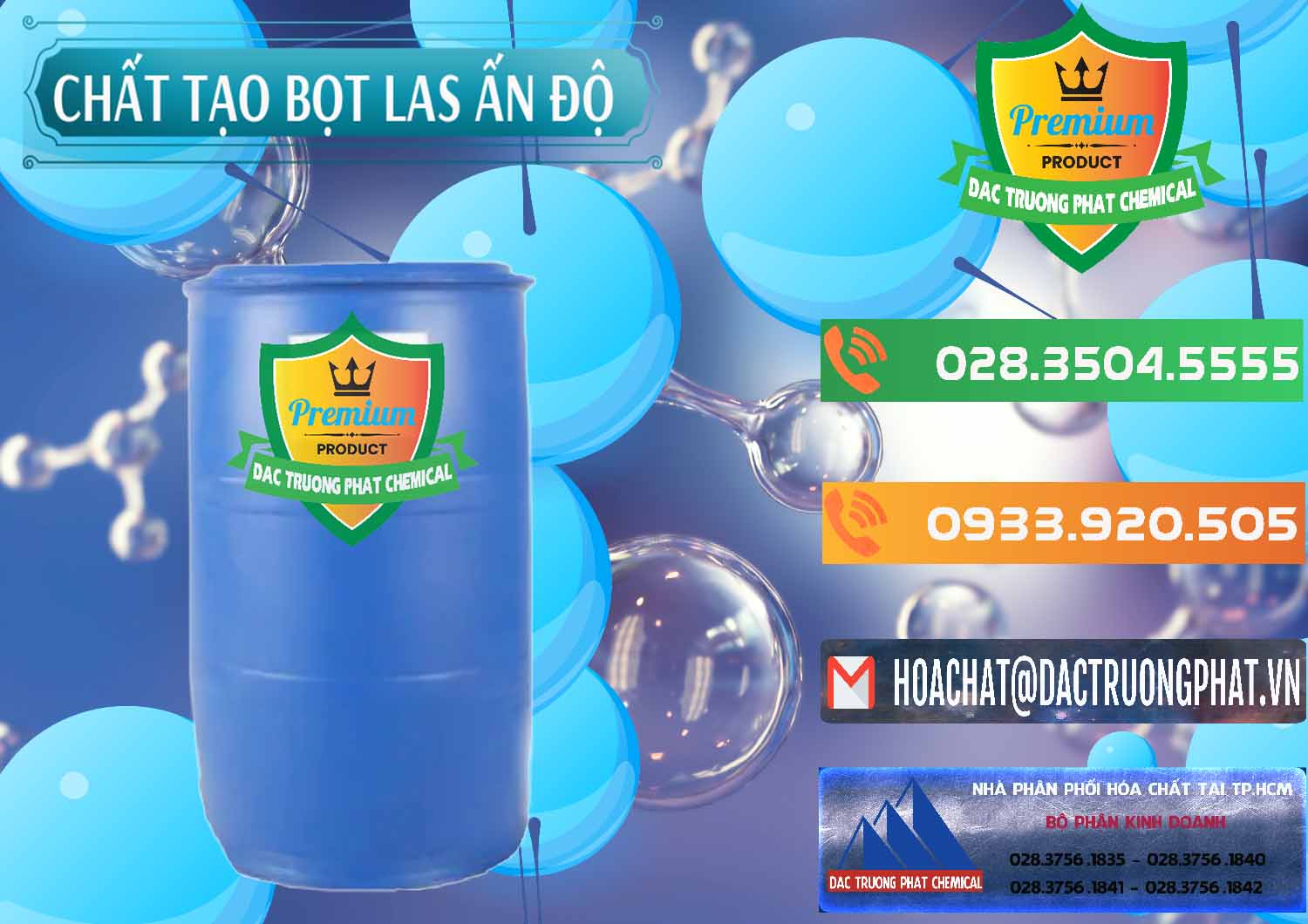 Công ty chuyên bán ( cung cấp ) Chất tạo bọt Las Ấn Độ India - 0477 - Cung cấp & phân phối hóa chất tại TP.HCM - hoachatxulynuoc.com.vn
