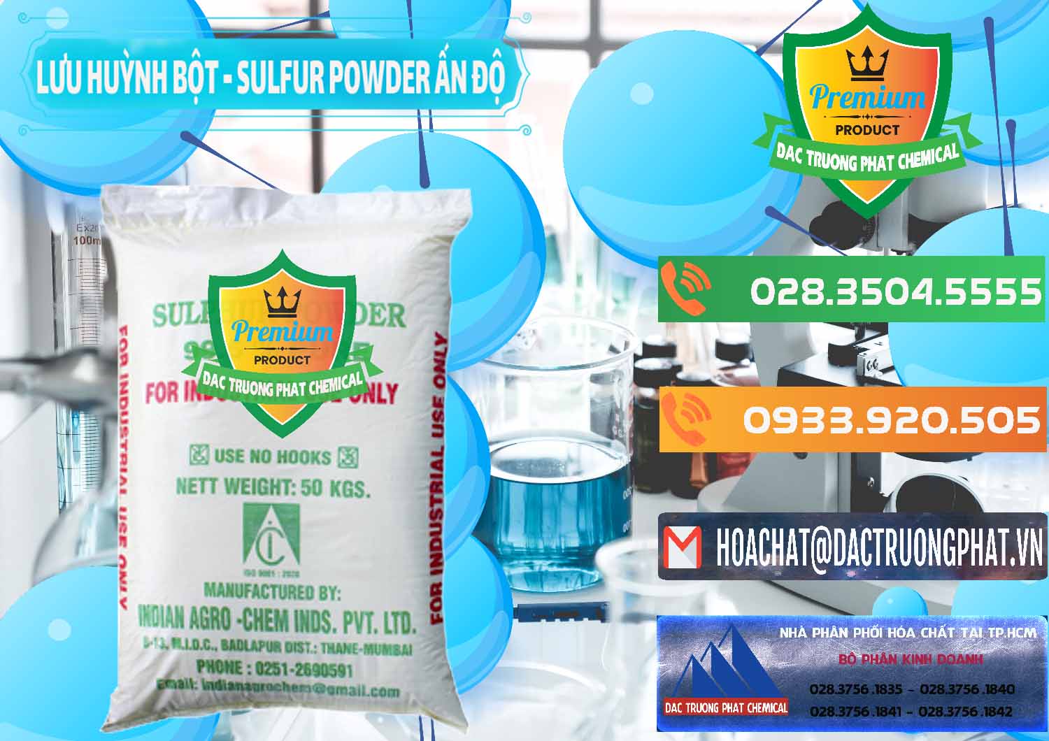 Nơi kinh doanh _ bán Lưu huỳnh Bột - Sulfur Powder Ấn Độ India - 0347 - Đơn vị chuyên nhập khẩu & phân phối hóa chất tại TP.HCM - hoachatxulynuoc.com.vn