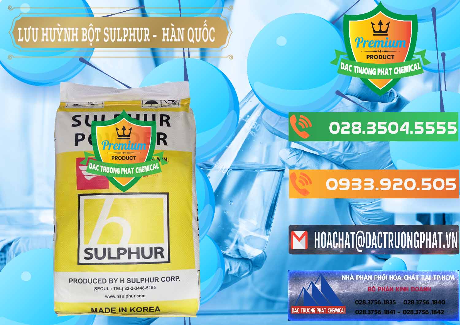 Nhà phân phối và bán Lưu huỳnh Bột - Sulfur Powder ( H Sulfur ) Hàn Quốc Korea - 0199 - Cty chuyên phân phối ( kinh doanh ) hóa chất tại TP.HCM - hoachatxulynuoc.com.vn
