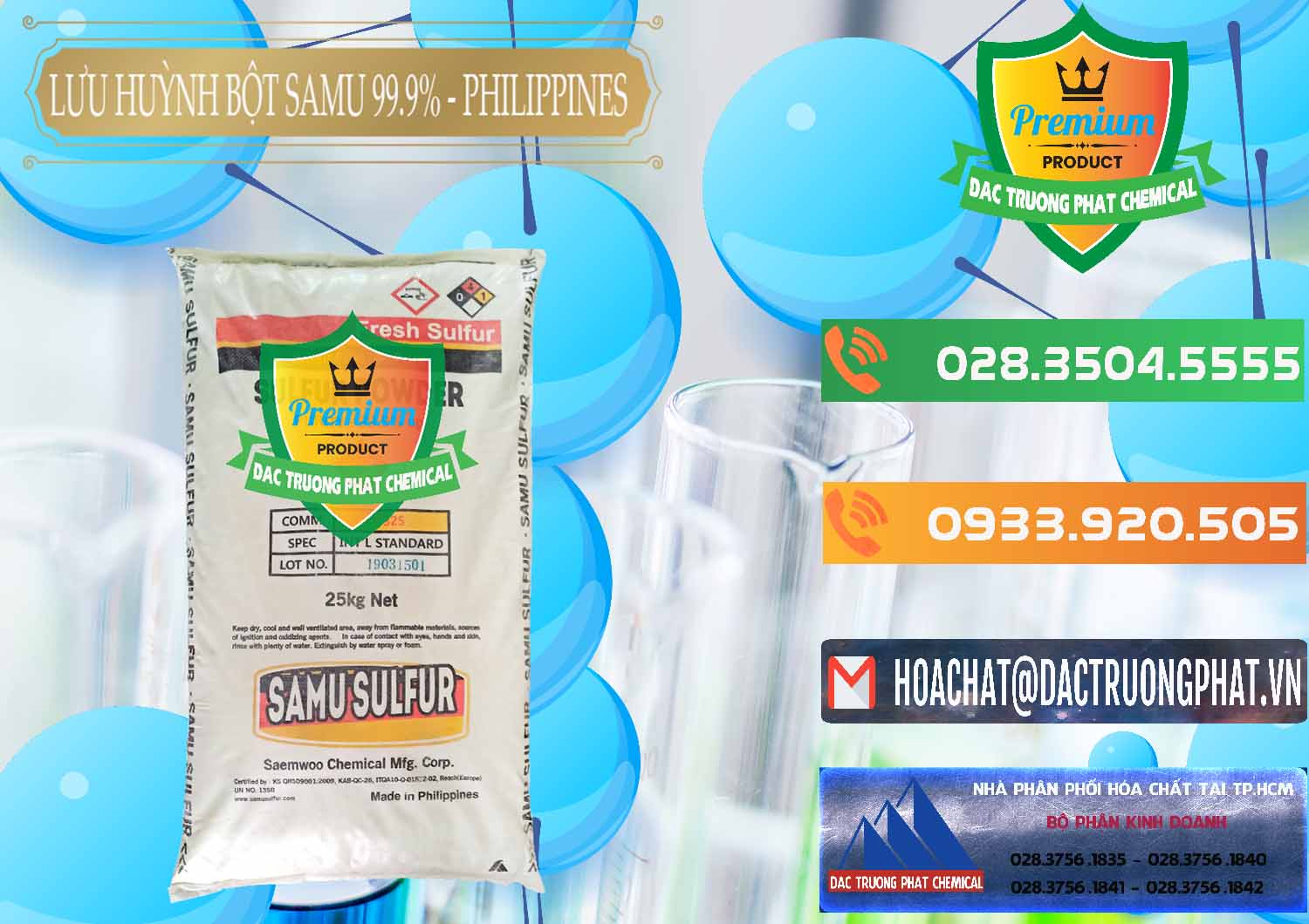 Nơi chuyên cung ứng _ bán Lưu huỳnh Bột - Sulfur Powder Samu Philippines - 0201 - Nơi phân phối _ cung cấp hóa chất tại TP.HCM - hoachatxulynuoc.com.vn