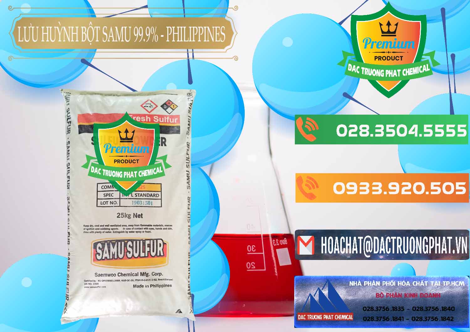 Chuyên bán & cung cấp Lưu huỳnh Bột - Sulfur Powder Samu Philippines - 0201 - Chuyên cung cấp - phân phối hóa chất tại TP.HCM - hoachatxulynuoc.com.vn
