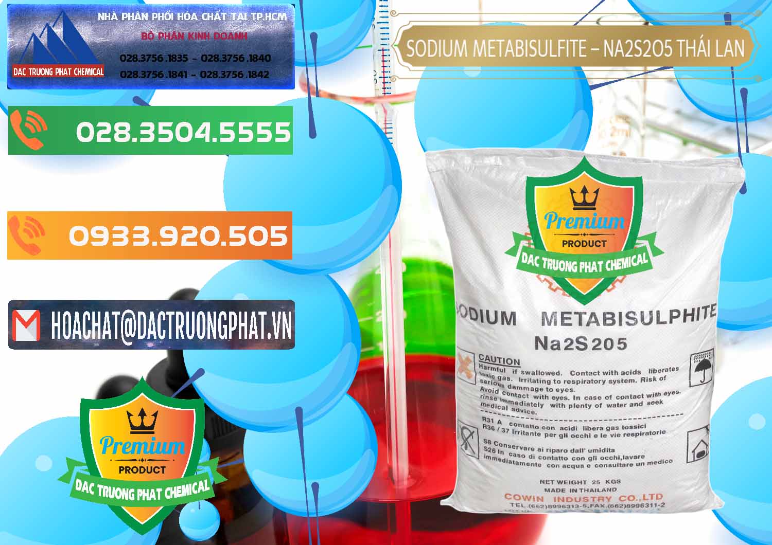 Đơn vị chuyên cung cấp & bán Sodium Metabisulfite - NA2S2O5 Thái Lan Cowin - 0145 - Chuyên phân phối ( cung cấp ) hóa chất tại TP.HCM - hoachatxulynuoc.com.vn