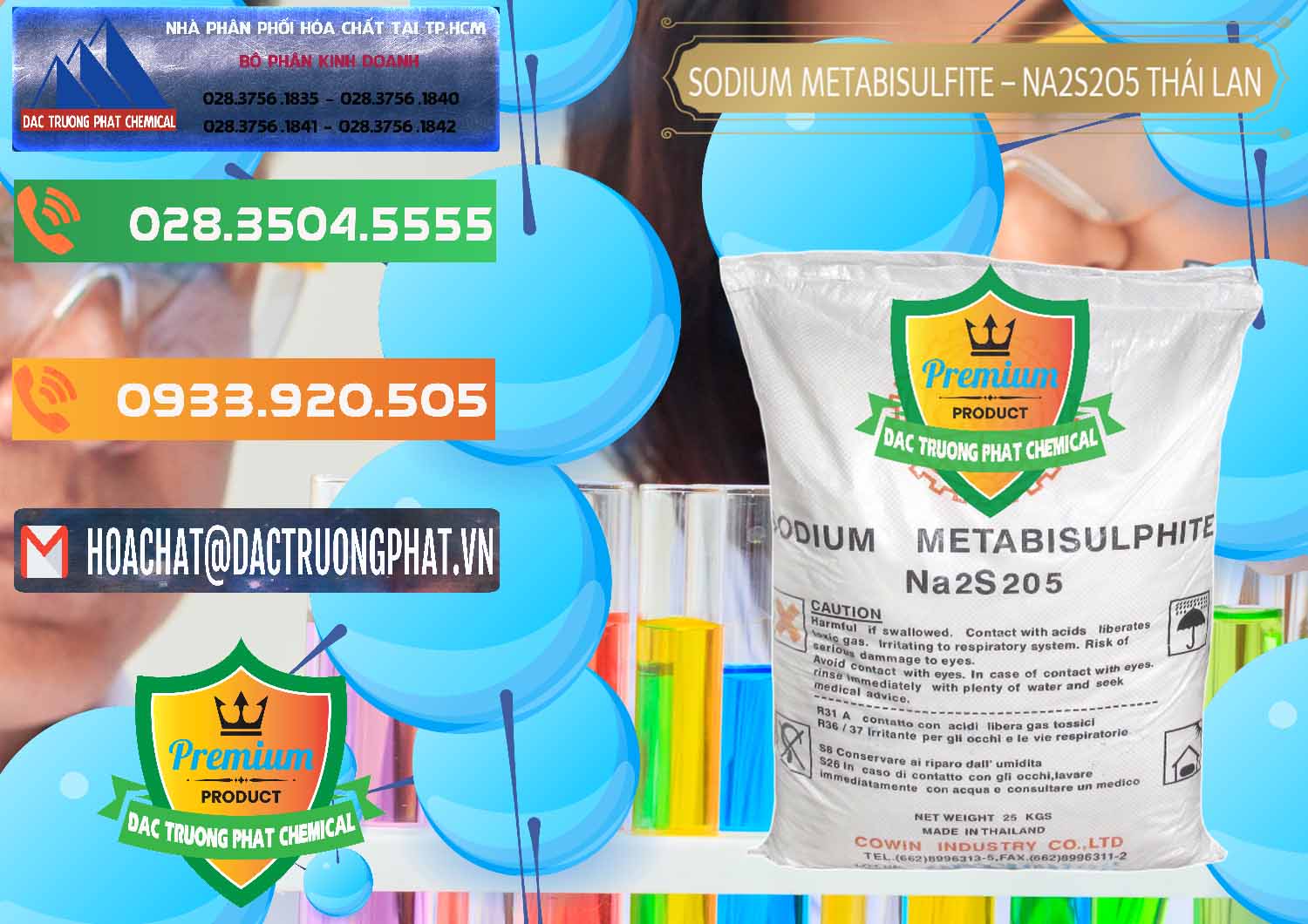 Công ty chuyên cung cấp & bán Sodium Metabisulfite - NA2S2O5 Thái Lan Cowin - 0145 - Công ty cung cấp và kinh doanh hóa chất tại TP.HCM - hoachatxulynuoc.com.vn