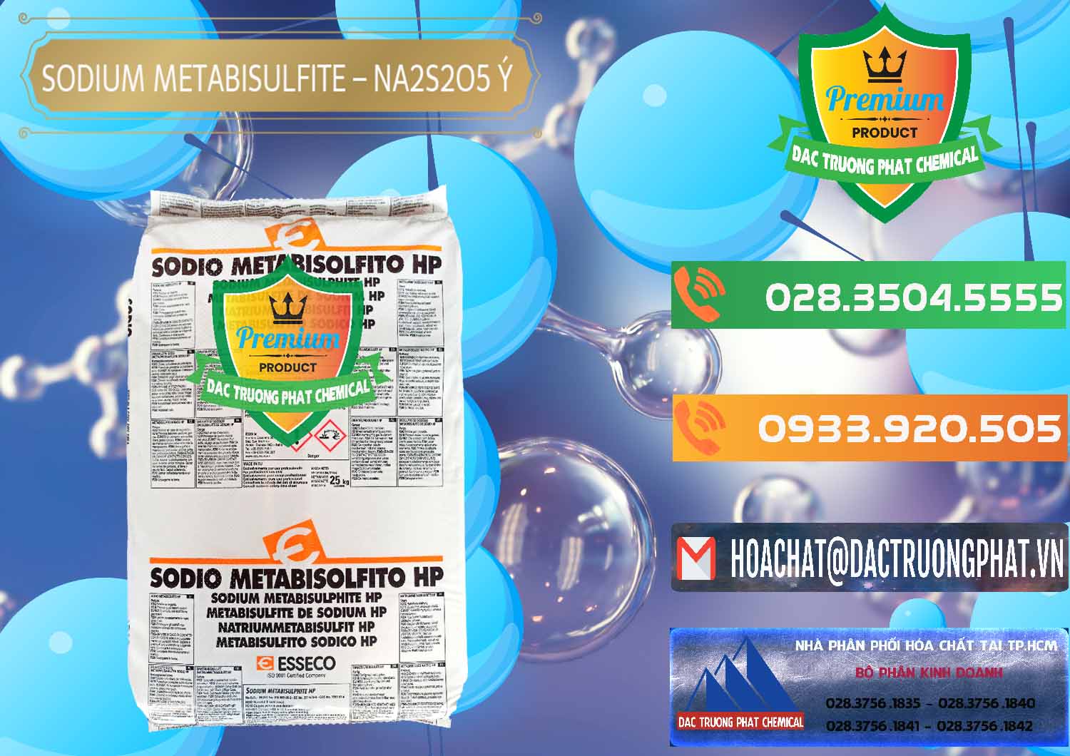 Bán và cung cấp Sodium Metabisulfite - NA2S2O5 Food Grade Esseco Ý Italy - 0146 - Công ty cung cấp - nhập khẩu hóa chất tại TP.HCM - hoachatxulynuoc.com.vn