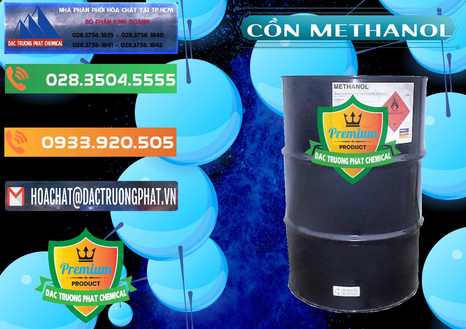 Chuyên kinh doanh & bán Cồn Methanol - Methyl Alcohol Mã Lai Malaysia - 0331 - Cty phân phối _ nhập khẩu hóa chất tại TP.HCM - hoachatxulynuoc.com.vn