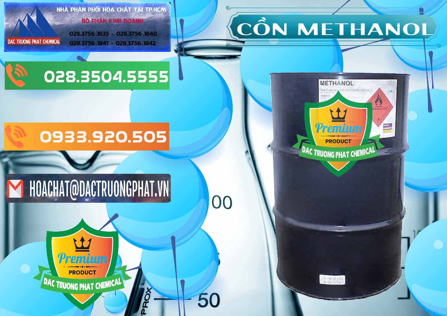 Đơn vị nhập khẩu _ bán Cồn Methanol - Methyl Alcohol Mã Lai Malaysia - 0331 - Đơn vị chuyên phân phối và bán hóa chất tại TP.HCM - hoachatxulynuoc.com.vn