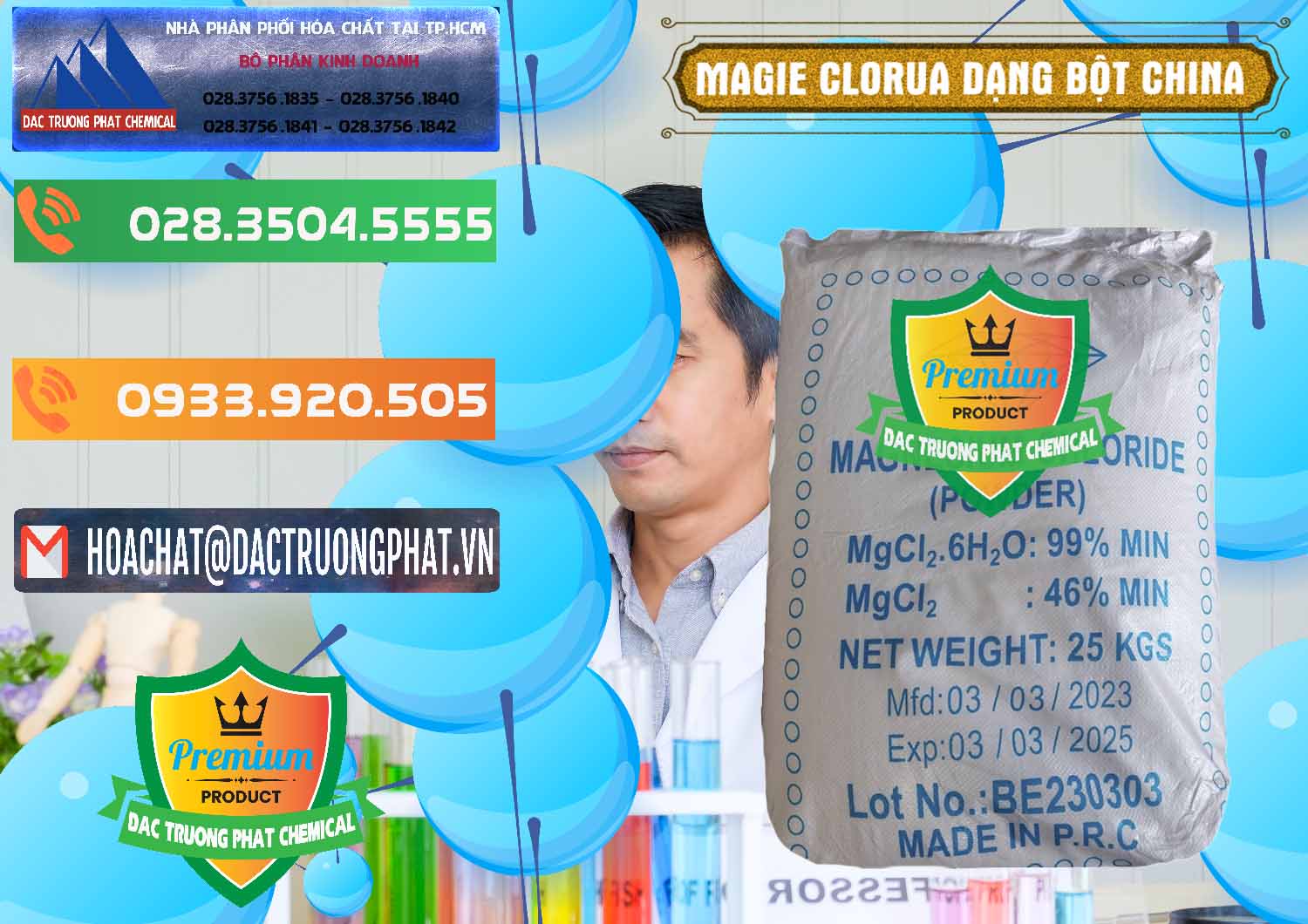 Công ty chuyên phân phối ( bán ) Magie Clorua – MGCL2 96% Dạng Bột Logo Kim Cương Trung Quốc China - 0387 - Nơi phân phối - cung ứng hóa chất tại TP.HCM - hoachatxulynuoc.com.vn