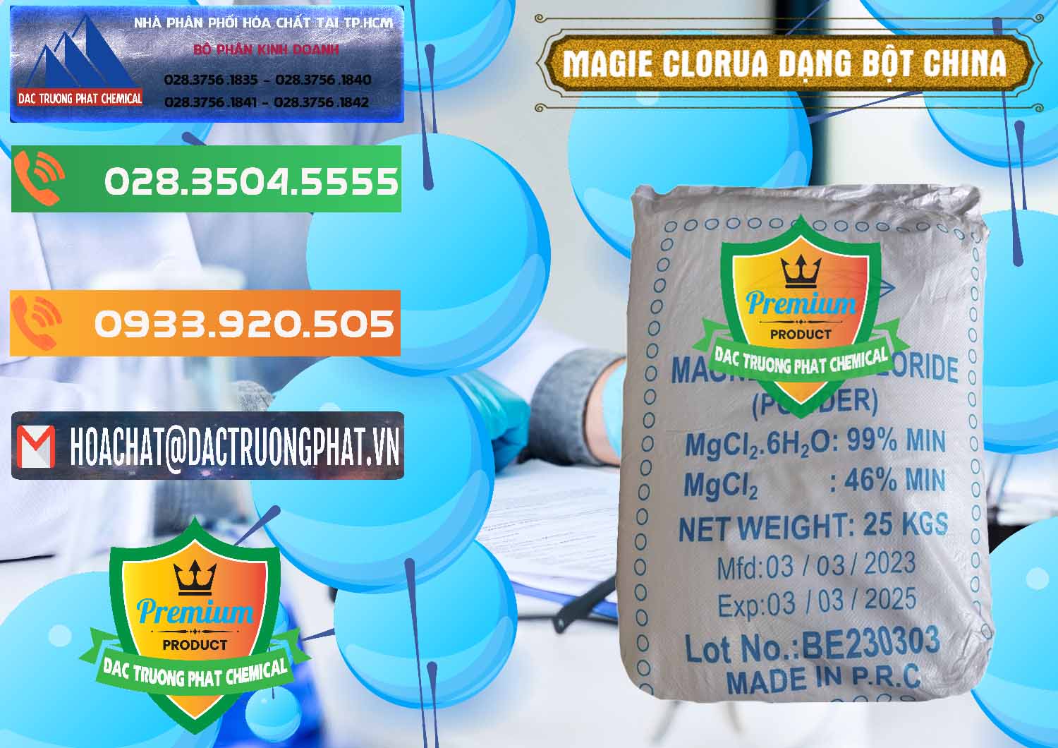 Đơn vị chuyên phân phối _ bán Magie Clorua – MGCL2 96% Dạng Bột Logo Kim Cương Trung Quốc China - 0387 - Công ty nhập khẩu & cung cấp hóa chất tại TP.HCM - hoachatxulynuoc.com.vn