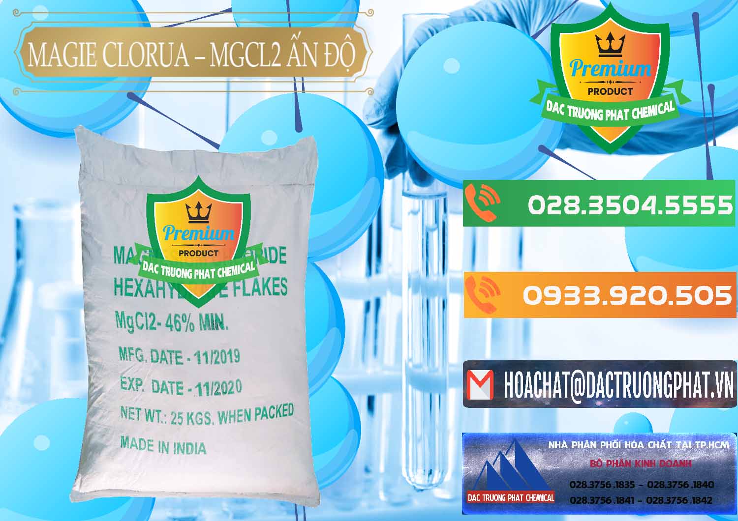 Công ty bán _ cung ứng Magie Clorua – MGCL2 46% Dạng Vảy Ấn Độ India - 0092 - Nơi phân phối - cung cấp hóa chất tại TP.HCM - hoachatxulynuoc.com.vn