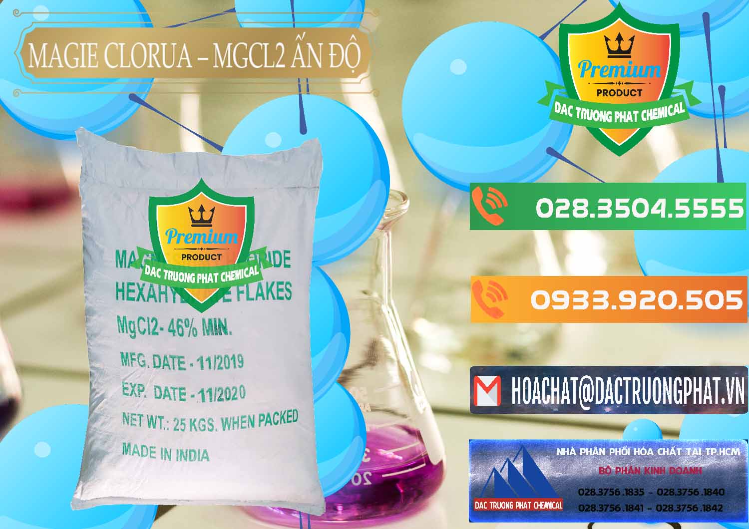Cung ứng và bán Magie Clorua – MGCL2 46% Dạng Vảy Ấn Độ India - 0092 - Nơi chuyên bán và phân phối hóa chất tại TP.HCM - hoachatxulynuoc.com.vn