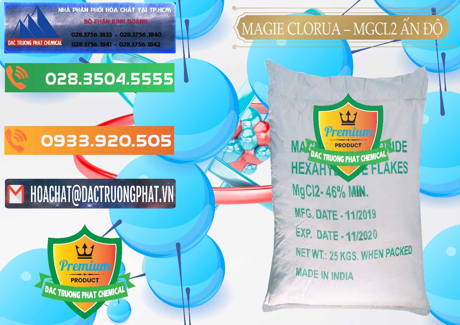 Cty bán và phân phối Magie Clorua – MGCL2 46% Dạng Vảy Ấn Độ India - 0092 - Đơn vị chuyên bán ( phân phối ) hóa chất tại TP.HCM - hoachatxulynuoc.com.vn
