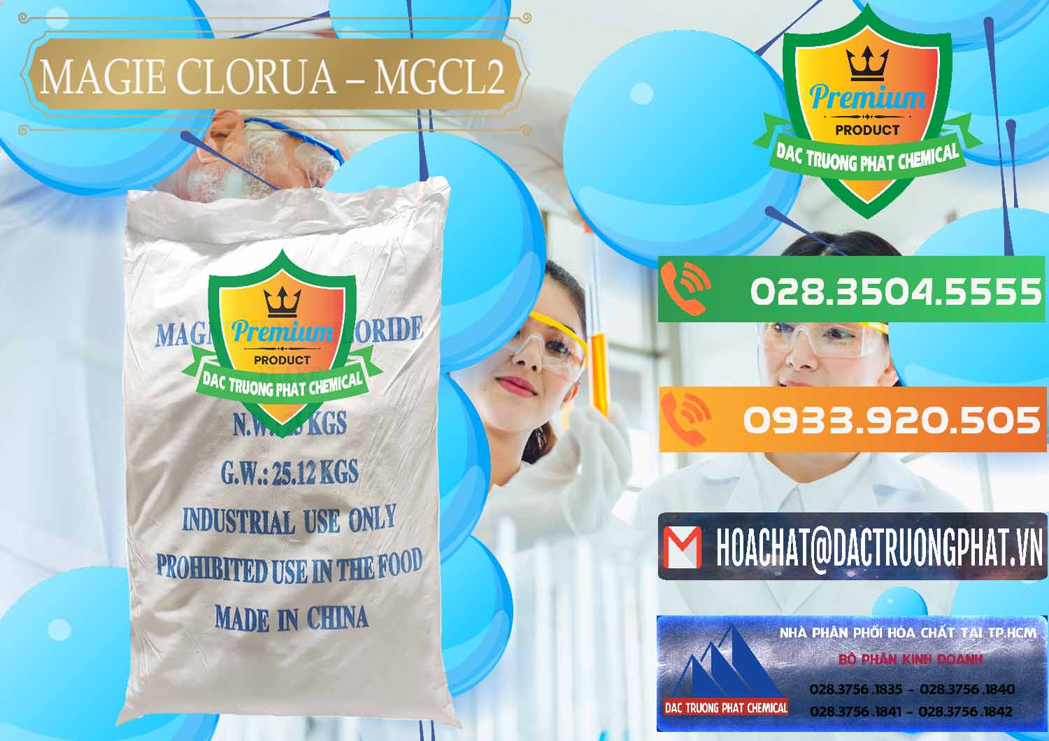 Công ty chuyên bán & cung ứng Magie Clorua – MGCL2 96% Dạng Vảy Trung Quốc China - 0091 - Đơn vị chuyên cung ứng ( phân phối ) hóa chất tại TP.HCM - hoachatxulynuoc.com.vn