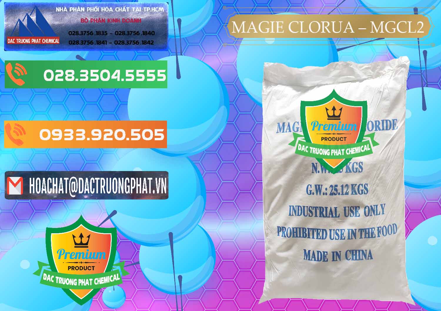 Đơn vị bán - cung cấp Magie Clorua – MGCL2 96% Dạng Vảy Trung Quốc China - 0091 - Cty bán ( cung cấp ) hóa chất tại TP.HCM - hoachatxulynuoc.com.vn