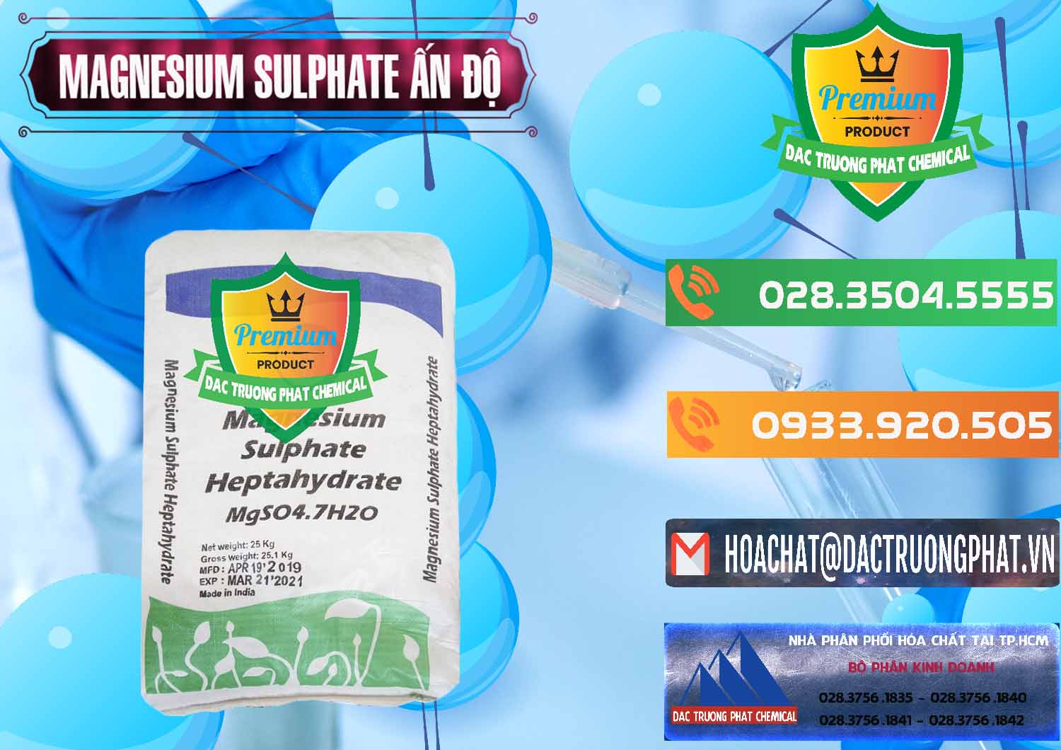 Chuyên bán - cung cấp MGSO4.7H2O – Magnesium Sulphate Heptahydrate Ấn Độ India - 0362 - Nhà cung ứng & phân phối hóa chất tại TP.HCM - hoachatxulynuoc.com.vn
