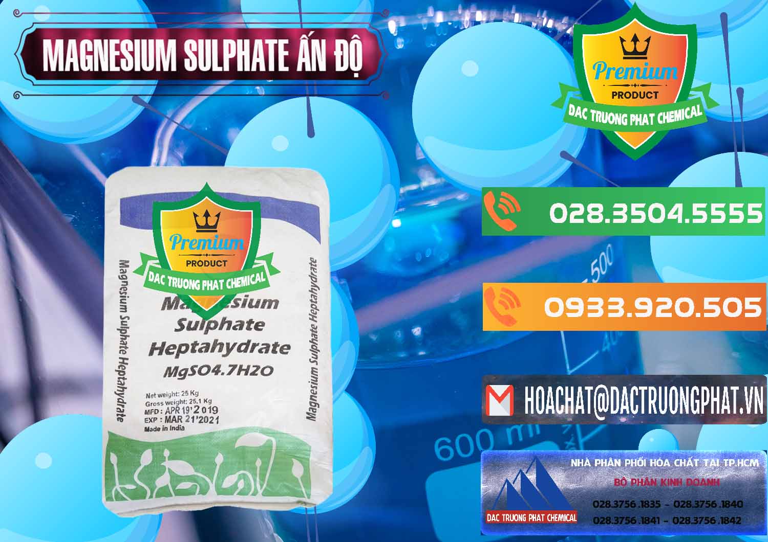 Nơi chuyên kinh doanh _ bán MGSO4.7H2O – Magnesium Sulphate Heptahydrate Ấn Độ India - 0362 - Cty bán - phân phối hóa chất tại TP.HCM - hoachatxulynuoc.com.vn