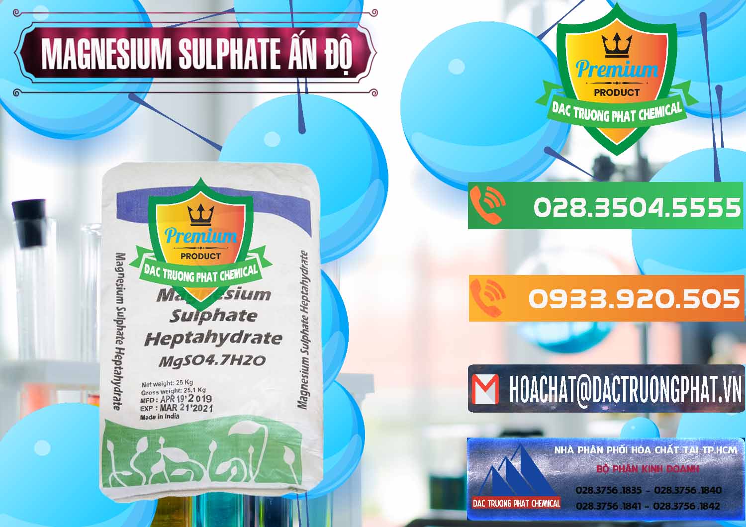 Đơn vị chuyên phân phối & bán MGSO4.7H2O – Magnesium Sulphate Heptahydrate Ấn Độ India - 0362 - Bán - phân phối hóa chất tại TP.HCM - hoachatxulynuoc.com.vn