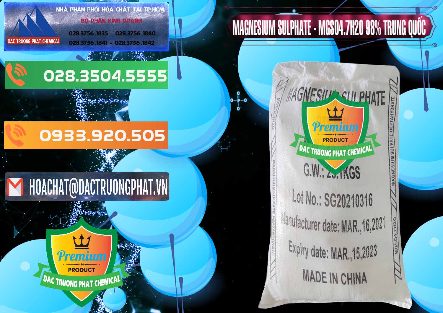 Bán & cung cấp MGSO4.7H2O – Magnesium Sulphate 98% Trung Quốc China - 0229 - Đơn vị chuyên phân phối ( bán ) hóa chất tại TP.HCM - hoachatxulynuoc.com.vn
