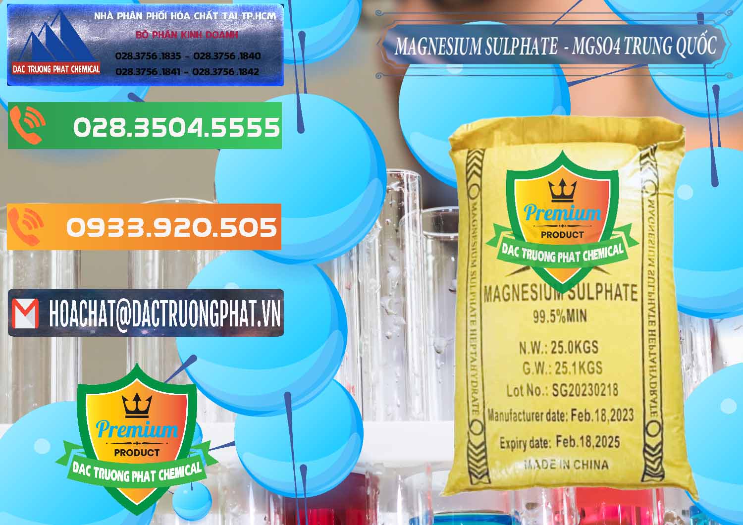 Đơn vị cung ứng & bán MGSO4.7H2O – Magnesium Sulphate Heptahydrate Logo Mặt Trời Trung Quốc China - 0391 - Cty cung cấp & bán hóa chất tại TP.HCM - hoachatxulynuoc.com.vn