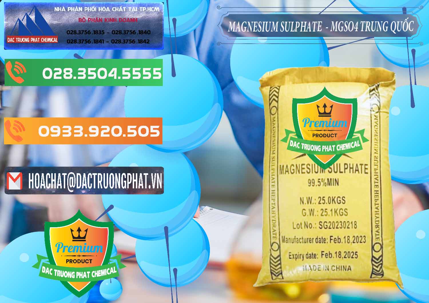 Cty chuyên cung cấp và bán MGSO4.7H2O – Magnesium Sulphate Heptahydrate Logo Mặt Trời Trung Quốc China - 0391 - Chuyên cung cấp và bán hóa chất tại TP.HCM - hoachatxulynuoc.com.vn