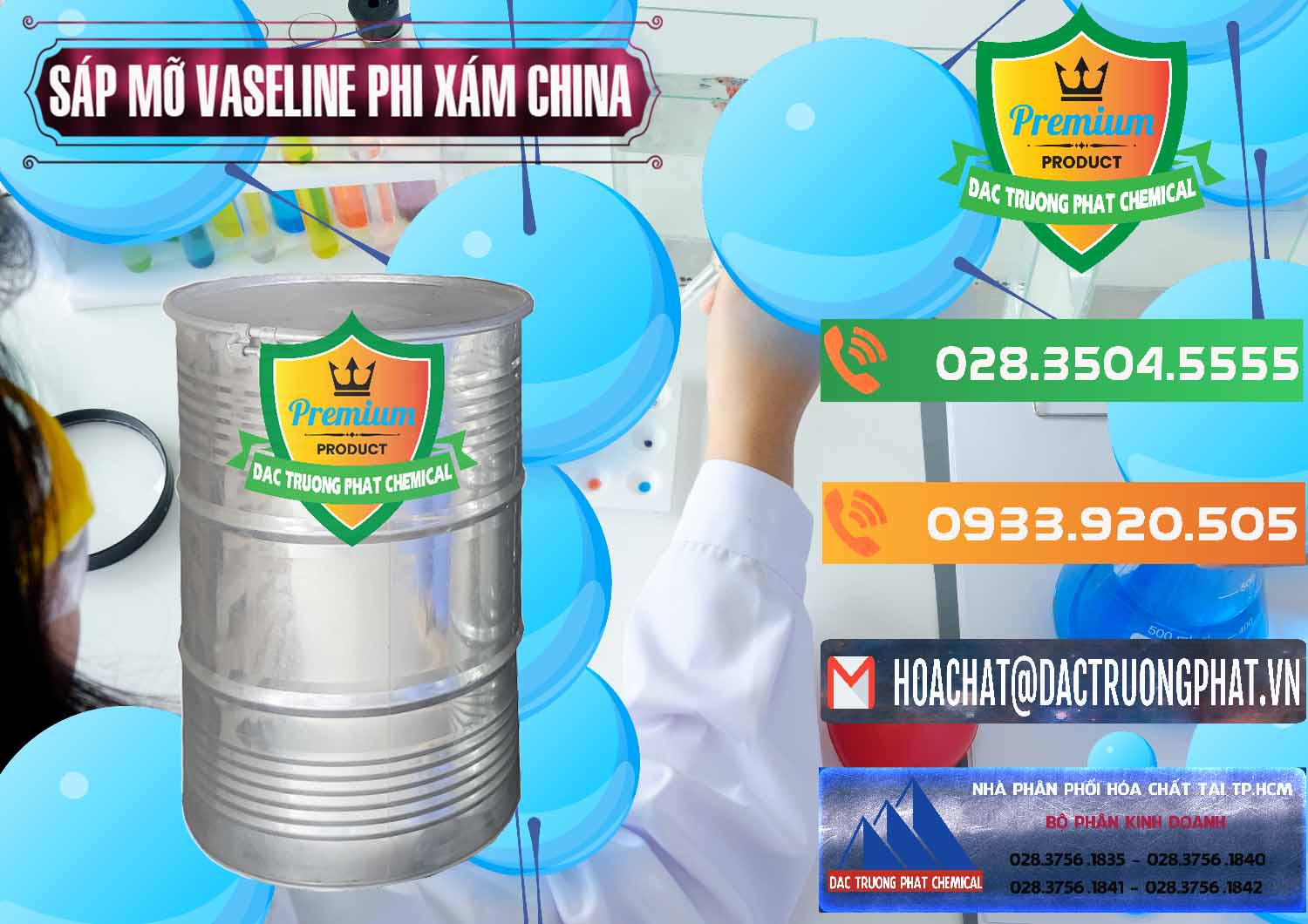 Công ty chuyên phân phối & bán Sáp Mỡ Vaseline Phi Xám Trung Quốc China - 0291 - Nơi chuyên phân phối _ cung ứng hóa chất tại TP.HCM - hoachatxulynuoc.com.vn