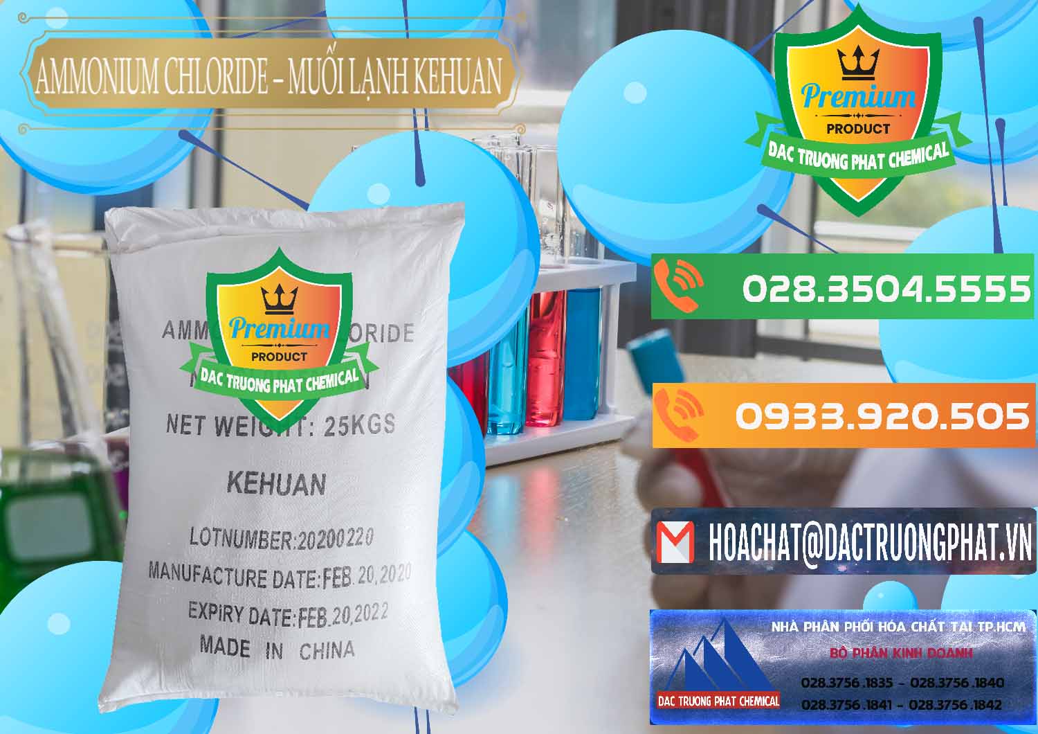 Cty chuyên cung ứng - bán Ammonium Chloride – NH4CL Muối Lạnh Kehuan Trung Quốc China - 0022 - Nhà cung cấp - nhập khẩu hóa chất tại TP.HCM - hoachatxulynuoc.com.vn